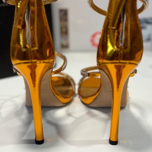Giuseppe Zanotti Harmony Crystal Saffron Orange 37 - Picture 5 of 7